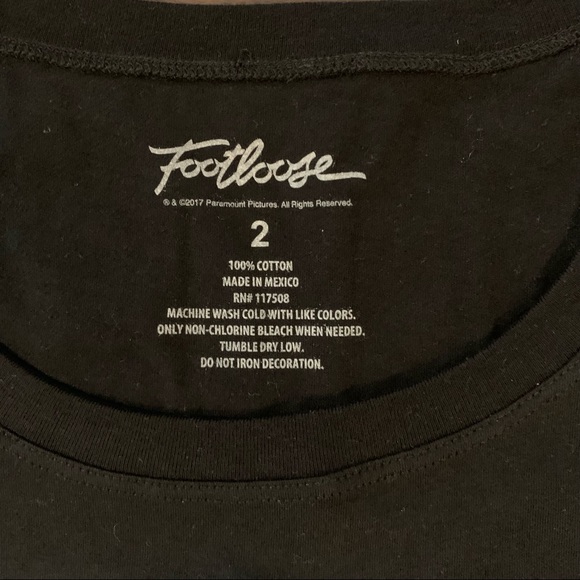 Torrid - Black Kevin Bacon Footloose t-shirt - Size 2X - Picture 3 of 4